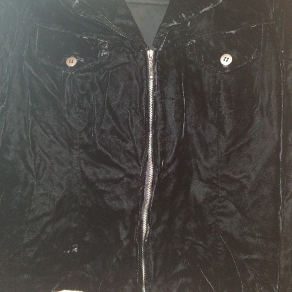 Coldwater creek velvet jacket - Picture 8 of 9